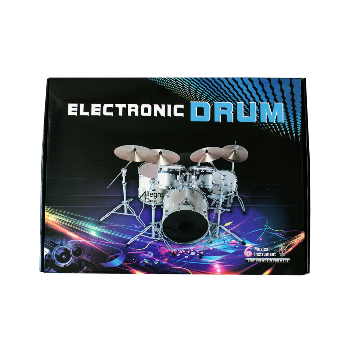 ALLEGRO - Batería Electrónica Con Parlantes Allegro Classic Dm-8