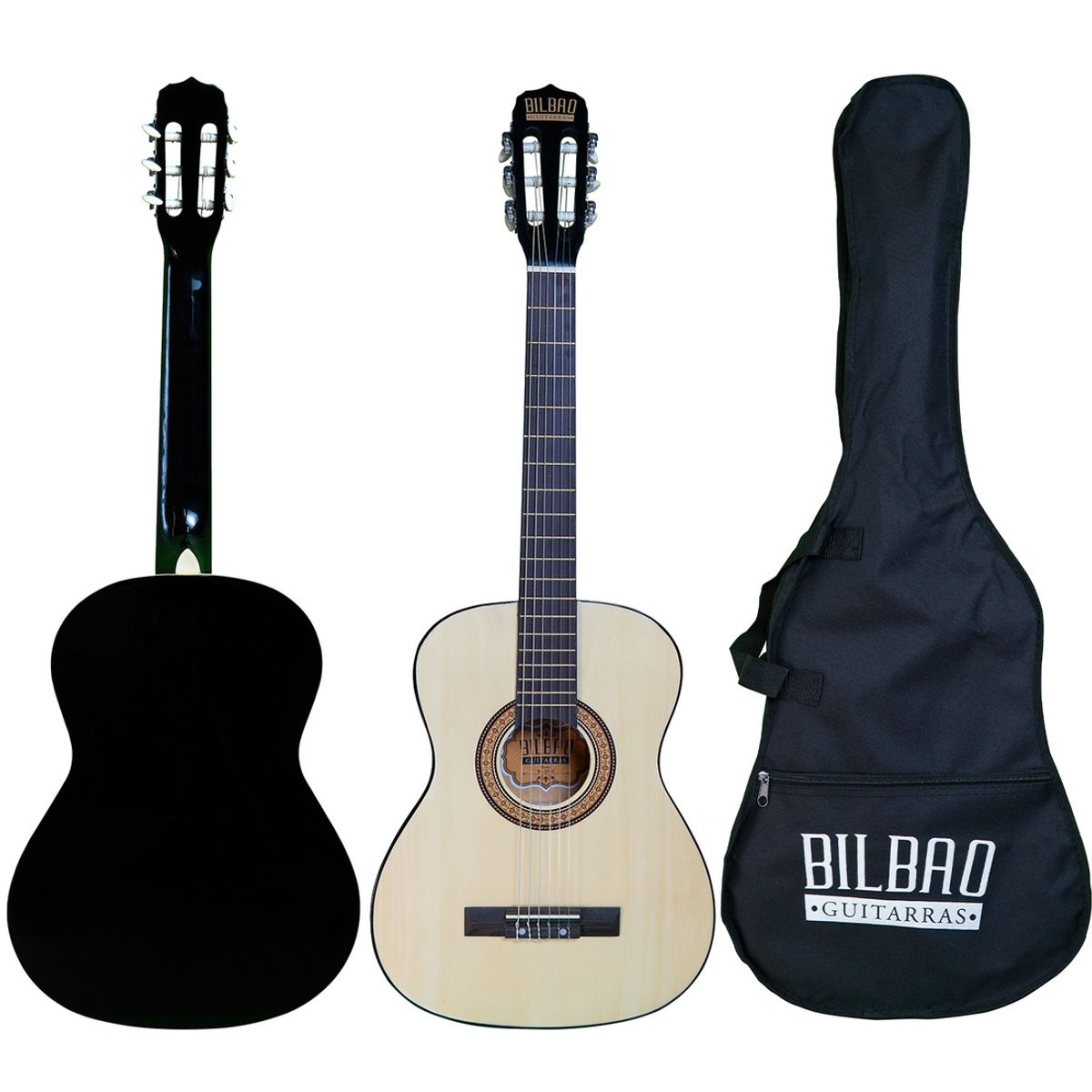 BILBAO - Guitarra Clásica 3/4 Bilbao BIL-34-NT + Funda