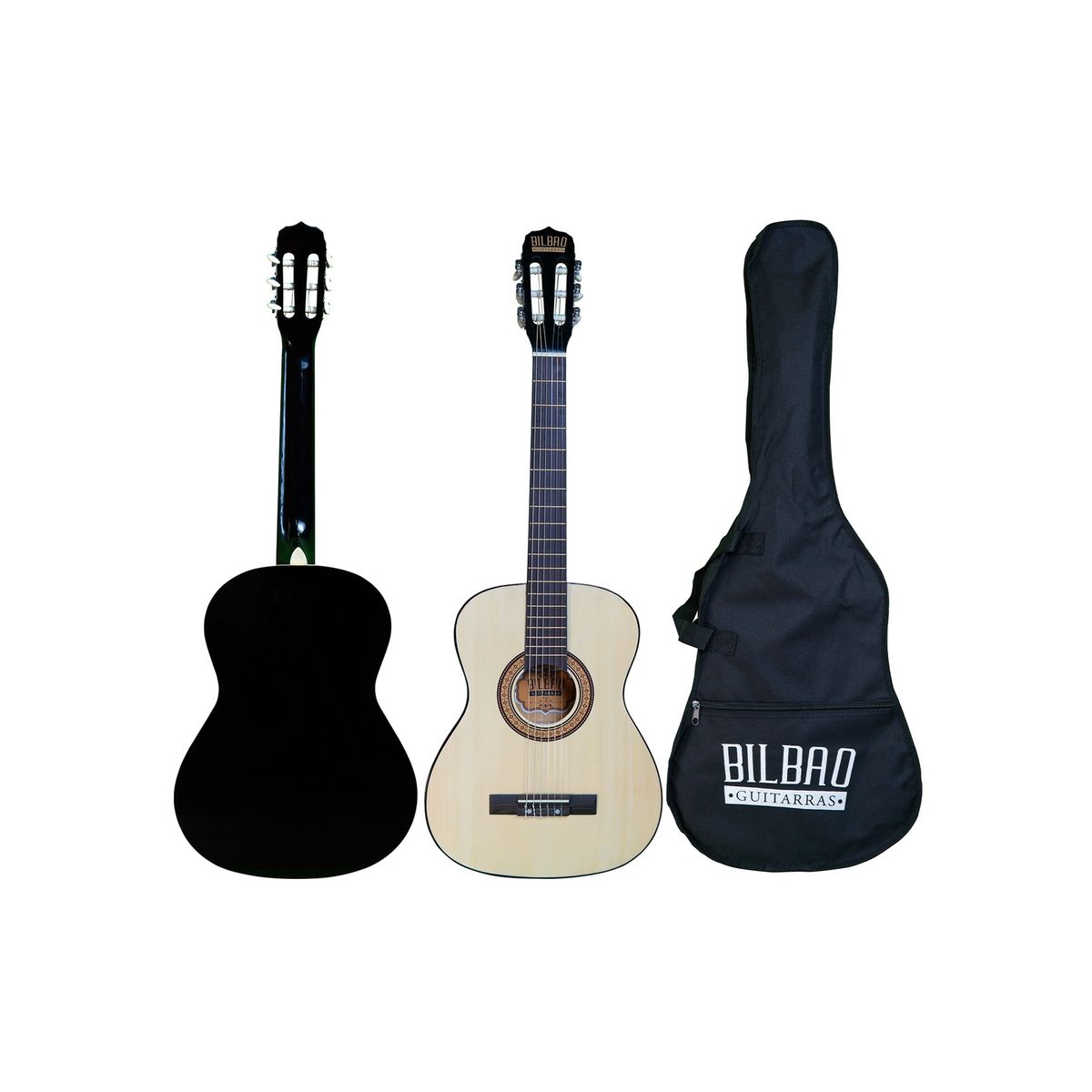 BILBAO - Guitarra Clásica 3/4 Bilbao BIL-34-NT + Funda