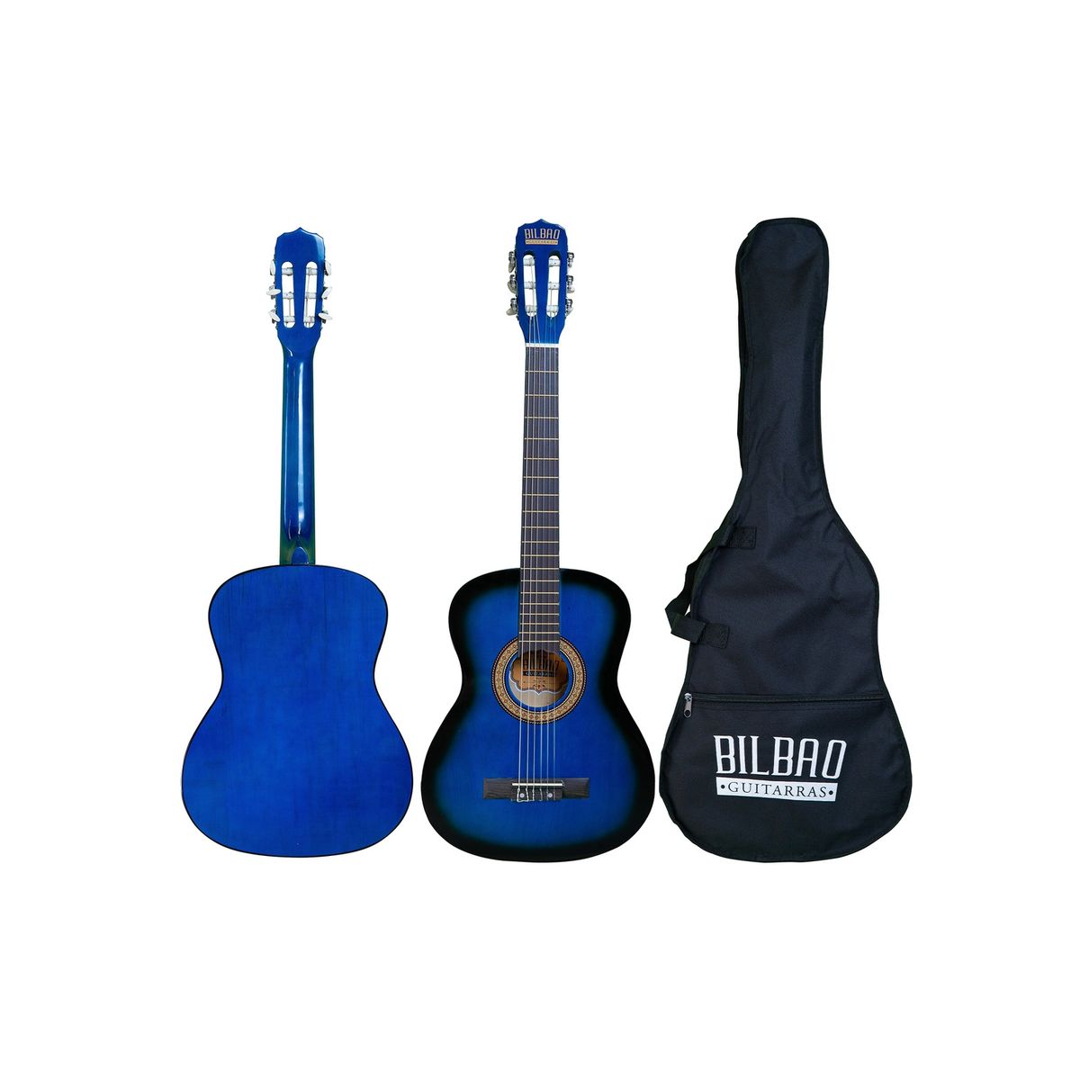 BILBAO - Guitarra Clásica Bilbao 3/4 BIL-34-BB + Funda