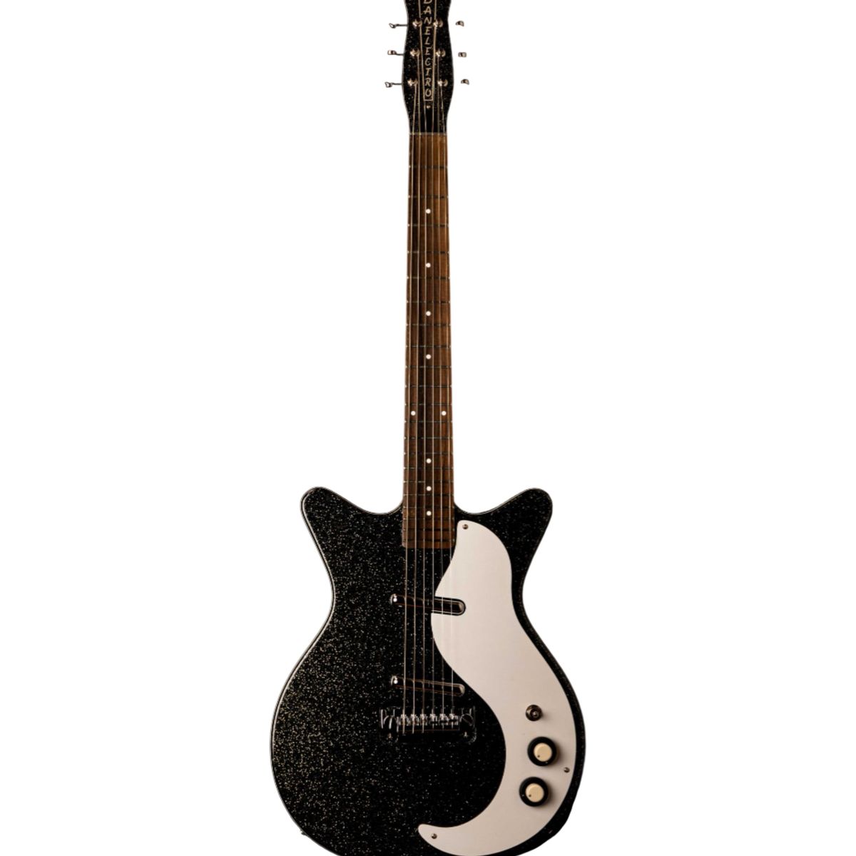 DANELECTRO - Guitarra Eléctrica Black Metal Flake 59Mj BKMF Danelectro