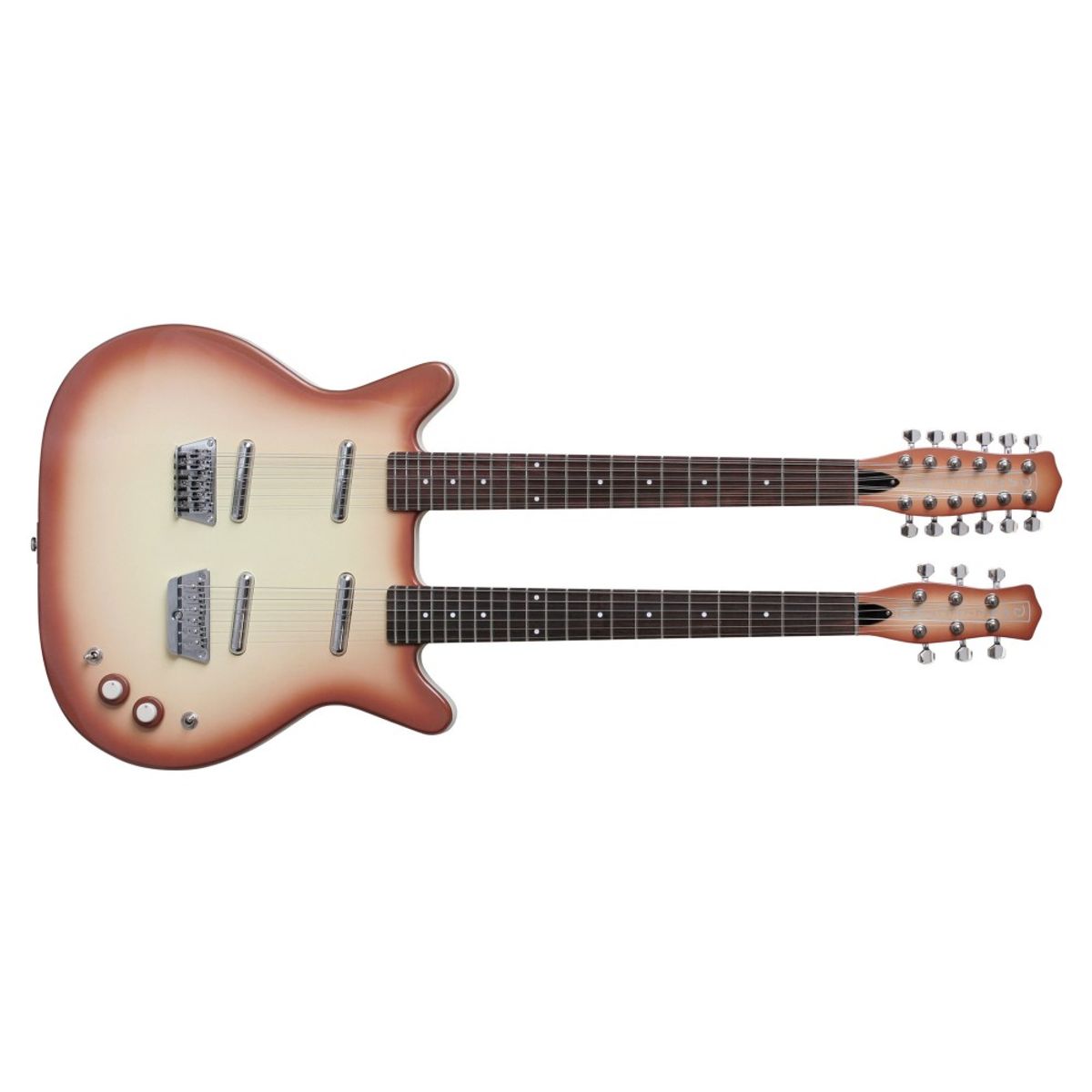DANELECTRO - Guitarra Eléctrica Danelectro Doble 6/12 Dbn 612 Cob