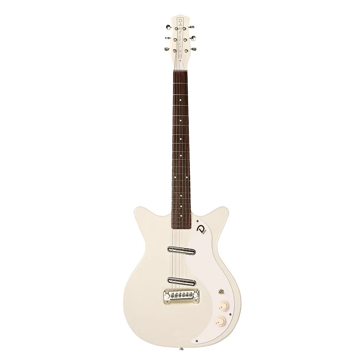 DANELECTRO - Guitarra Eléctrica 59M Nos+ White Danelectro