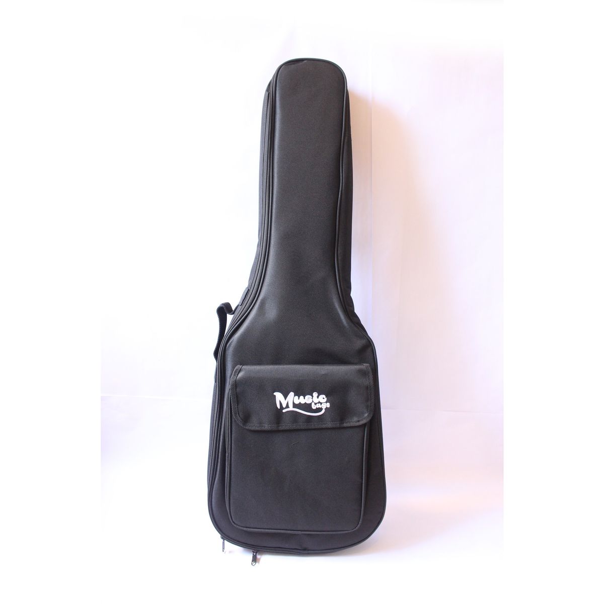 MUSICBAGS - Funda Bajo Electrico Music Bag Negra Nylon 15Mm Mub-122B