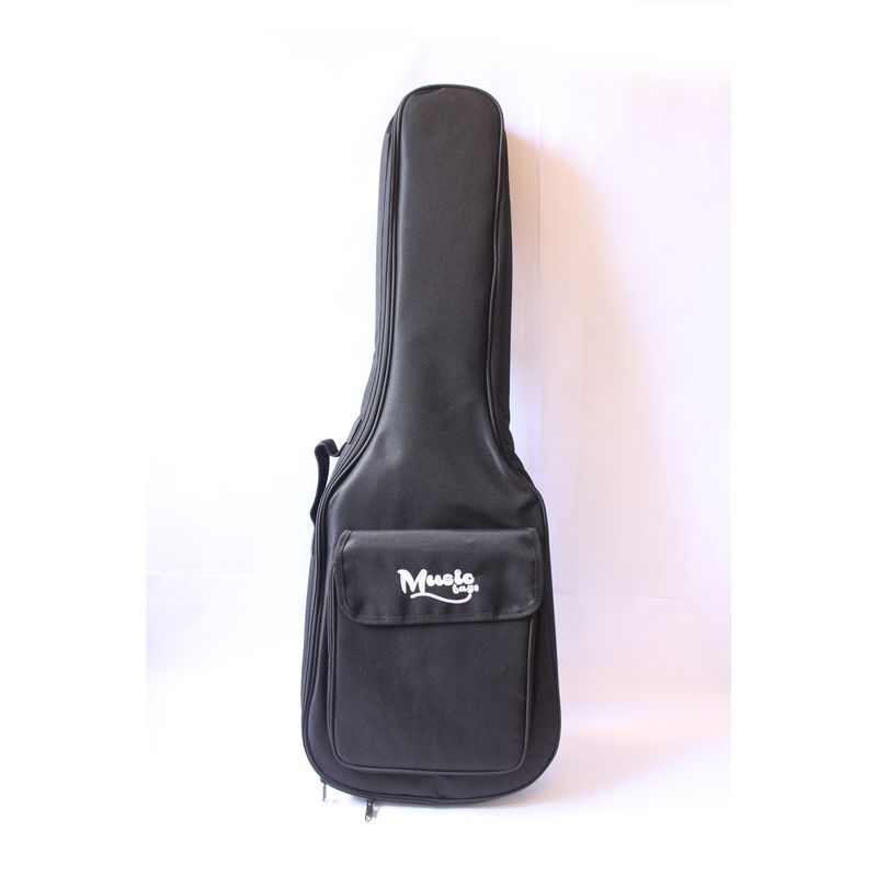 MUSICBAGS - Funda Guitarra Clásica Music Bag Negra Nylon 15mm MUB-122C