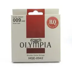OLYMPIA - Set Guitarra eléctrica Super-Light 9-42 HQE-0942