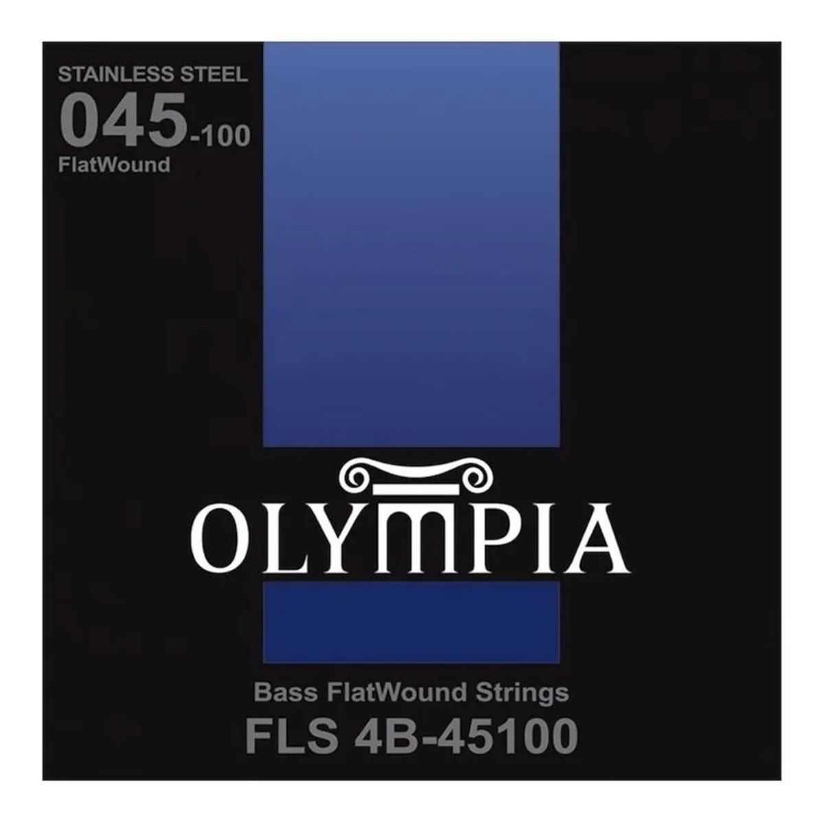 OLYMPIA - Set Cuerdas Bajo Eléct Olympia Flatwound 45-100 FLS 4B-45100