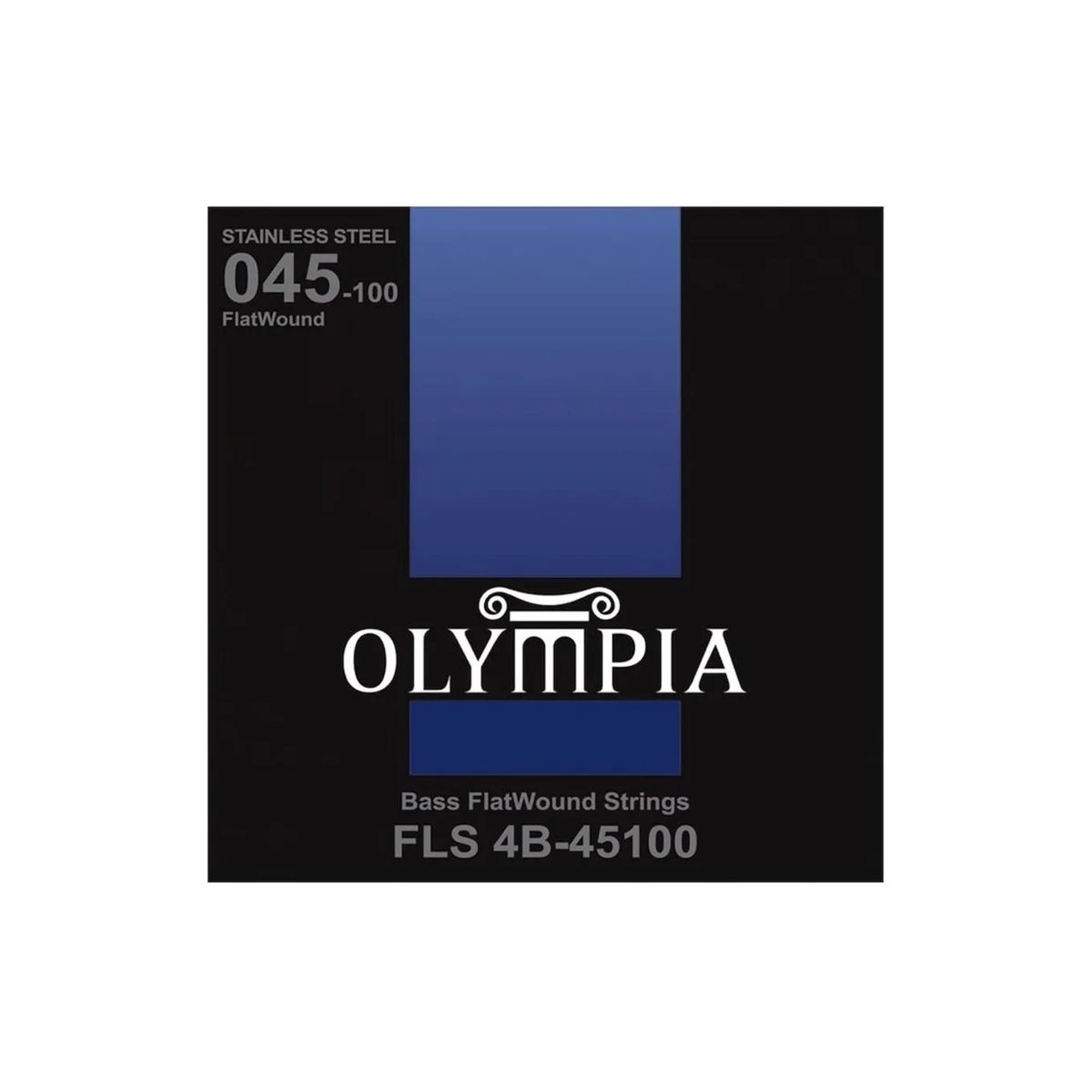 OLYMPIA - Set Cuerdas Bajo Eléct Olympia Flatwound 45-100 FLS 4B-45100