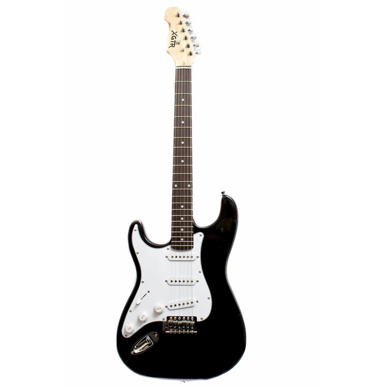 XGTR - Guitarra Eléctrica Stratocaster Negra para Zurdos ST111LH-BK XGTR