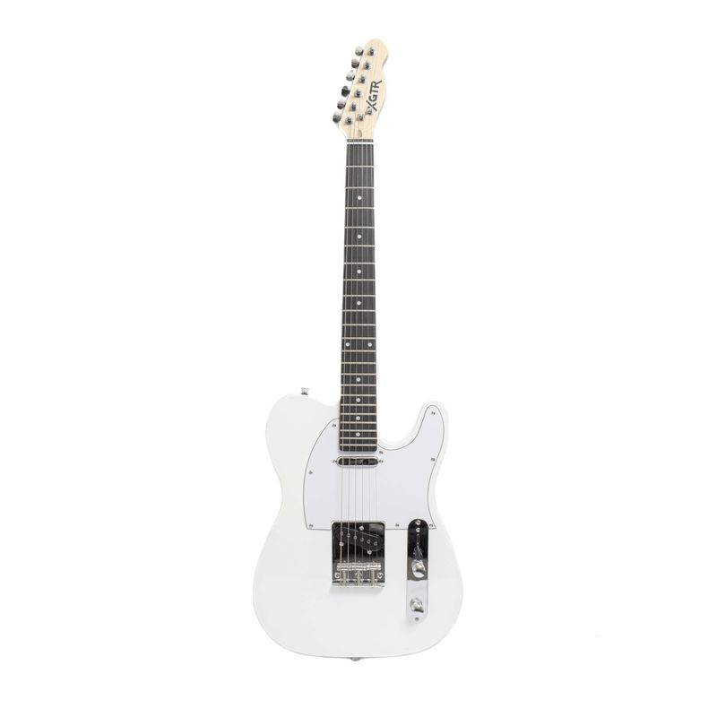 XGTR - Guitarra Eléctrica Telecaster Blanca TL100-WH XGTR