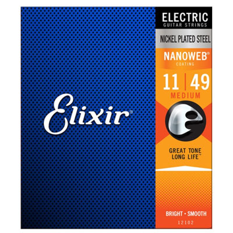 ELIXIR - Set de Cuerdas Elixir Guitarra Eléctrica Super Medium 9-42