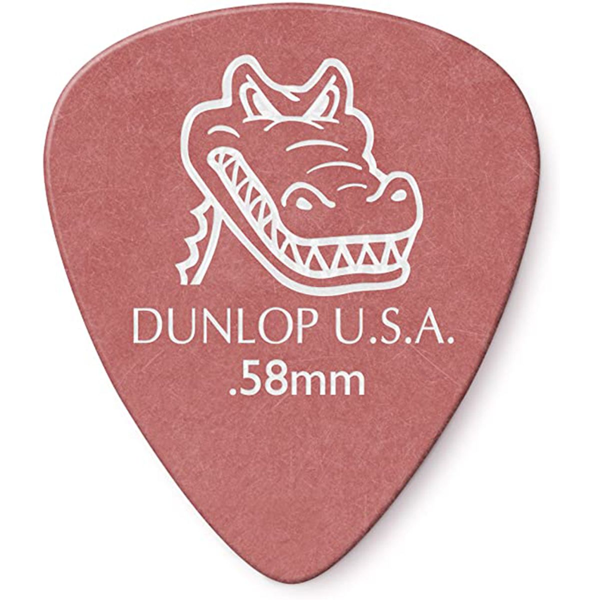 DUNLOP - Set Uñetas Dunlop Gator Grip Rojas 0.58mm DUNL417P.58