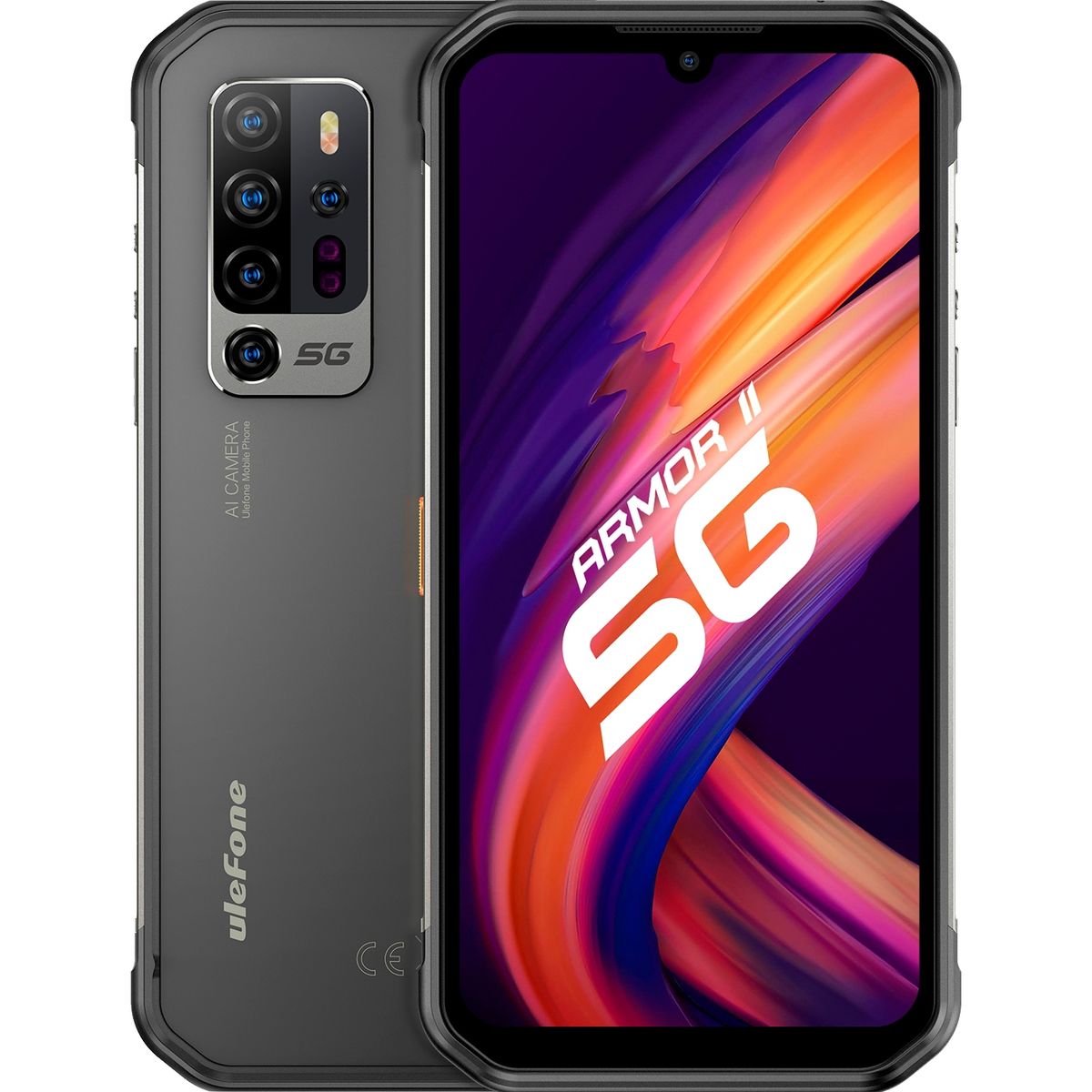 ULEFONE - Ulefone Armor 11 Celular 5G Resistente Golpes Caidas Agua - Android 11 48MP Vision Nocturna 256GB