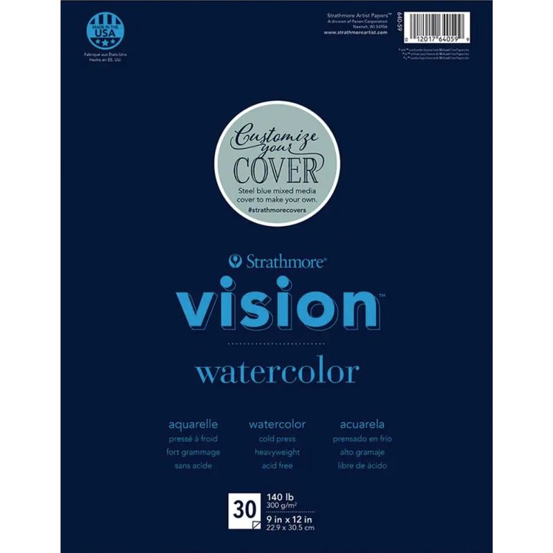 GENERICO - Block Acuarela Strathmore Vision 300gr 22,9x30,5cm