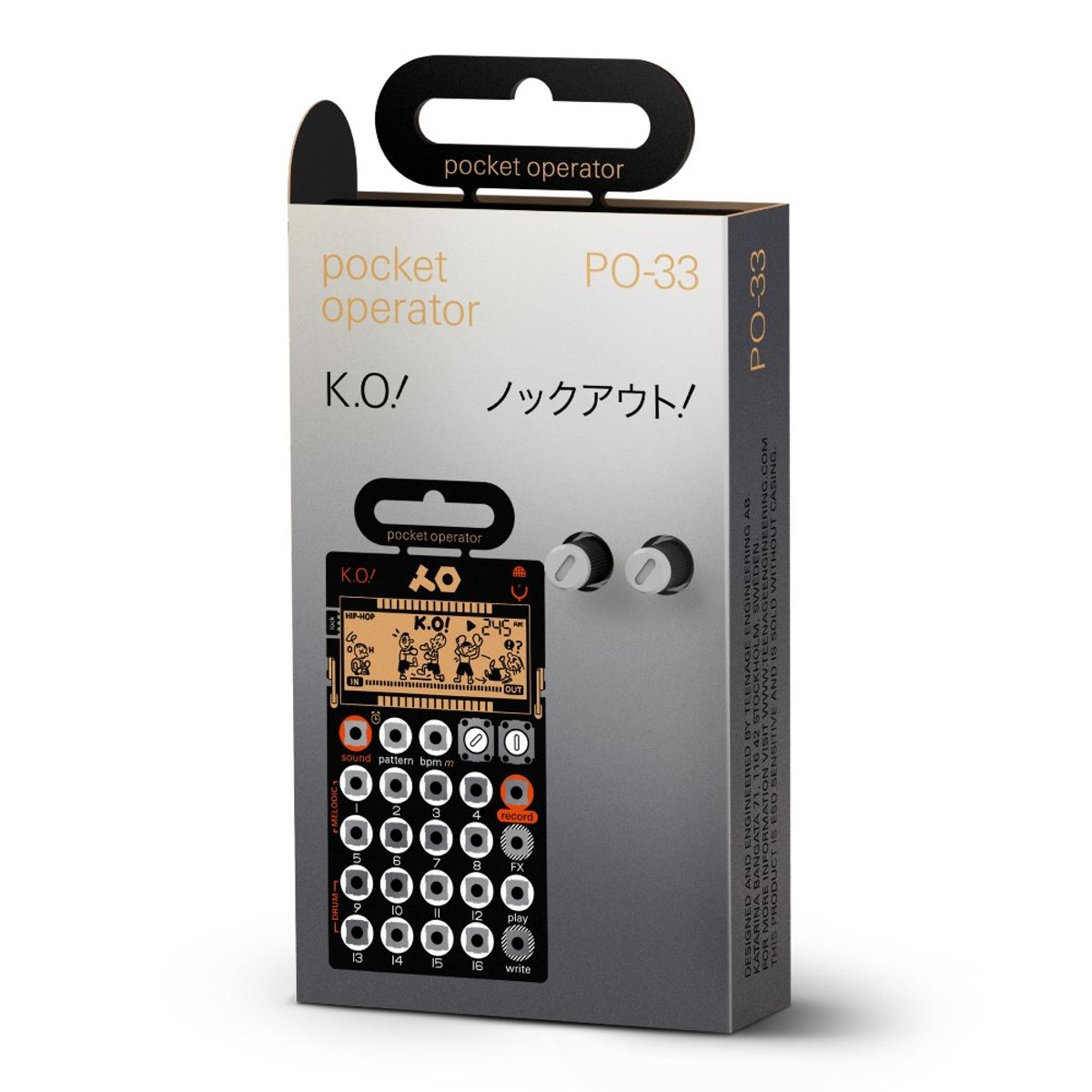 TEENAGE ENGINEERING - Te Pocket Operator Po-33 Knockout