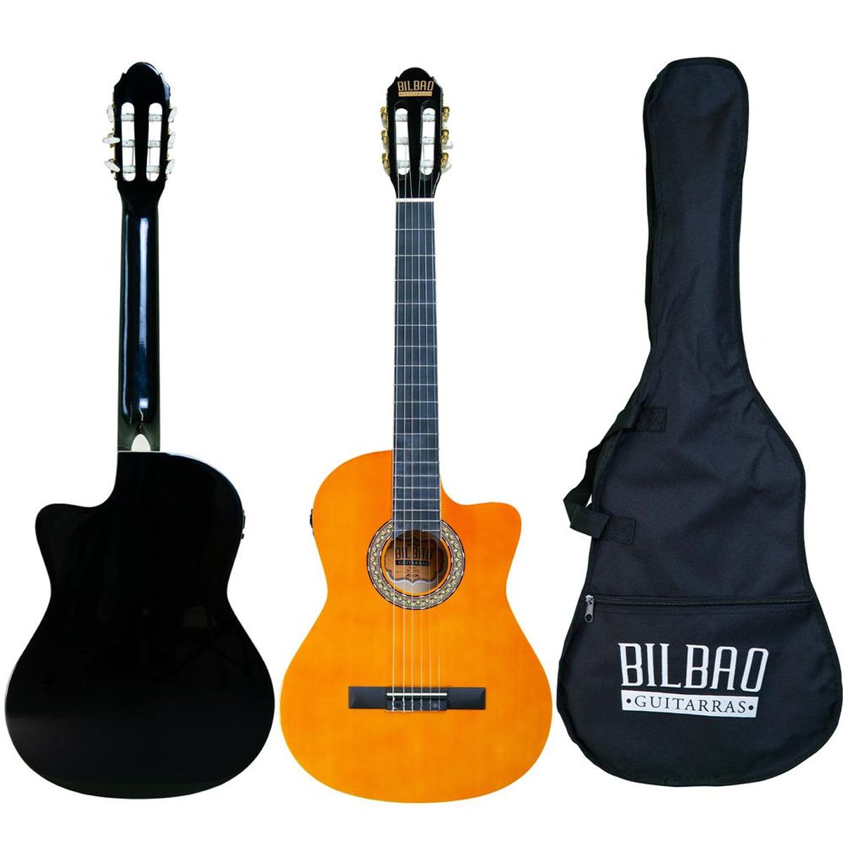 BILBAO - Guitarra Electroacústica Bilbao BIL-600CE-NT + Funda