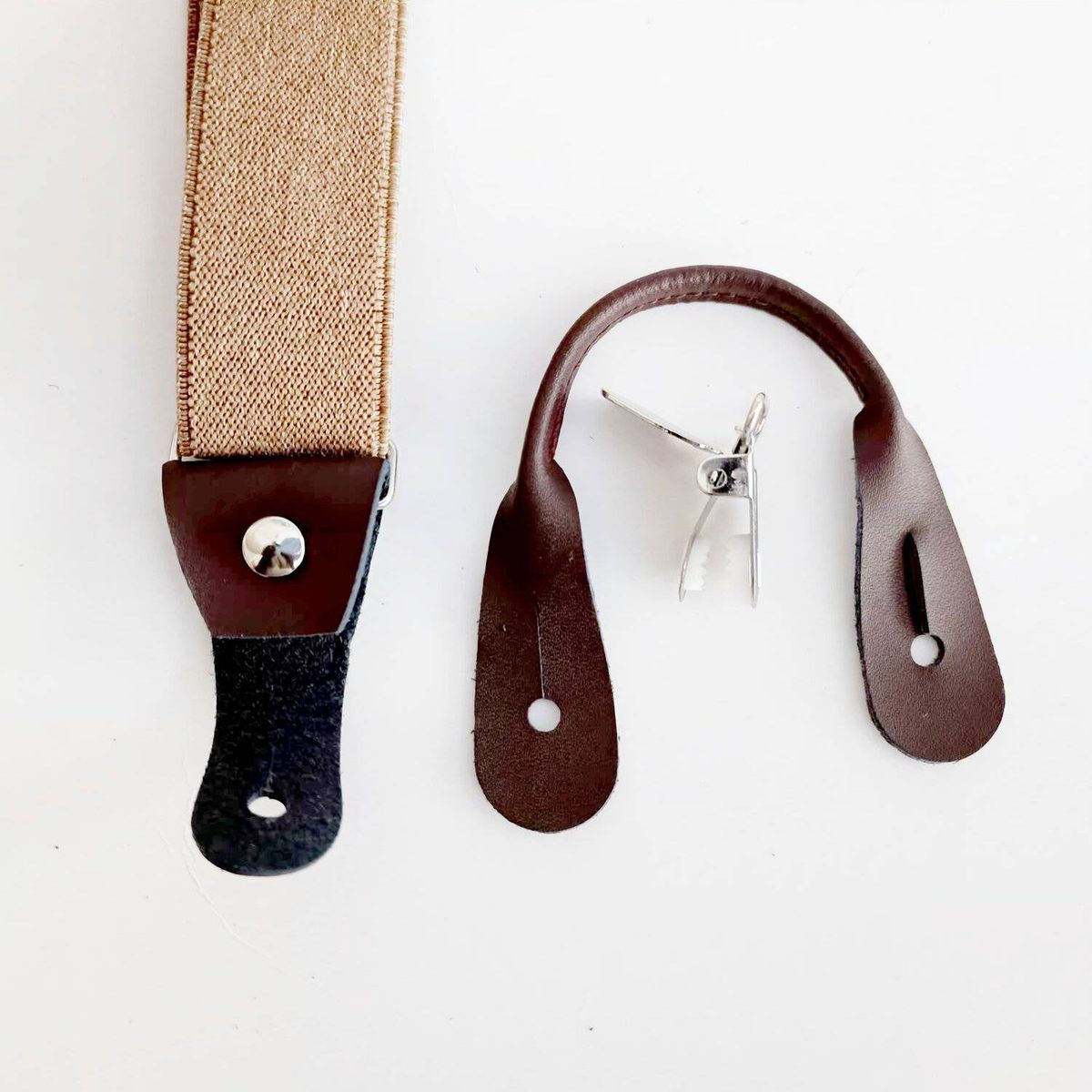 LUCIA CORBATAS - Suspensor hombre canela doble ajuste Luciacorbatas