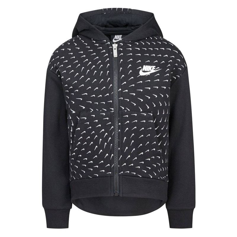 NIKE - Poleron niña cierre completo cgorro