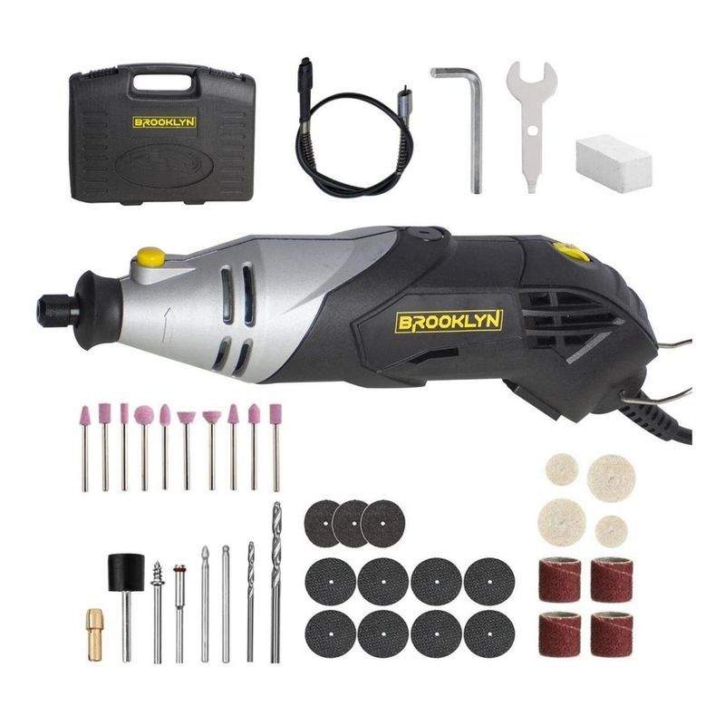BROOKLYN - Herramienta Rotativa Multiproposito Brooklyn 170w+accesorios
