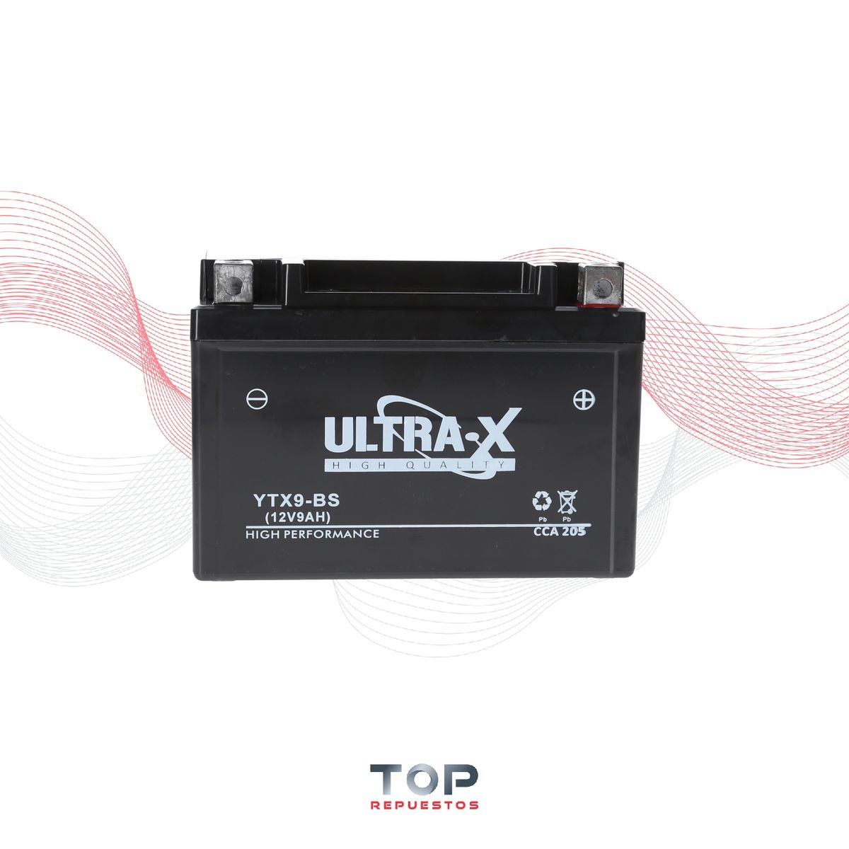 GENERICO - Bateria Ytx9-bs Para Motos 12 V 8 Ah