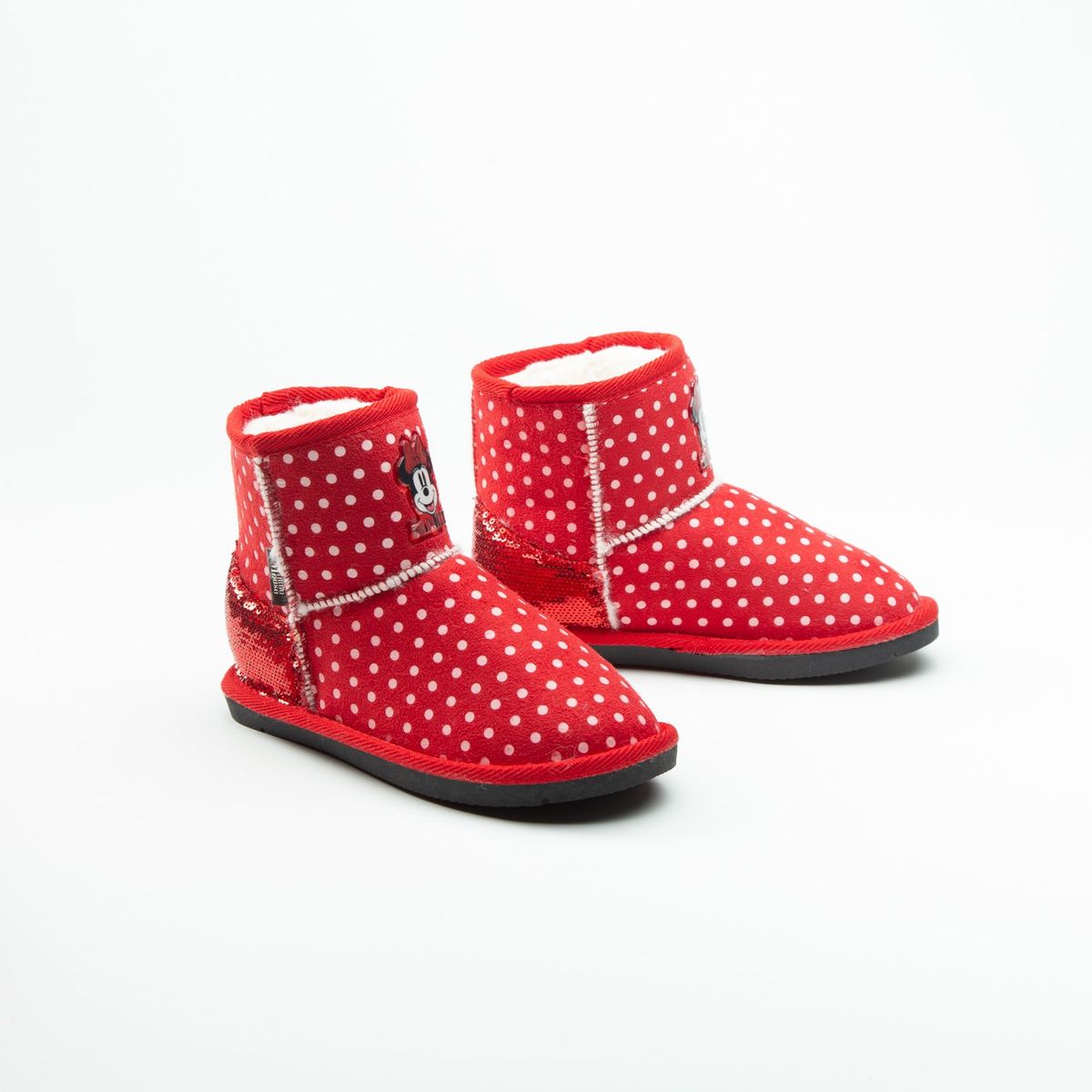 DISNEY - Bota Chiporro Niña Minnie Dots Rojo Disney