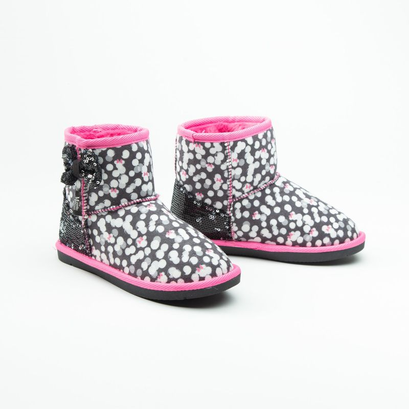 DISNEY - Bota Chiporro Niña Minnie Painted Negro Disney