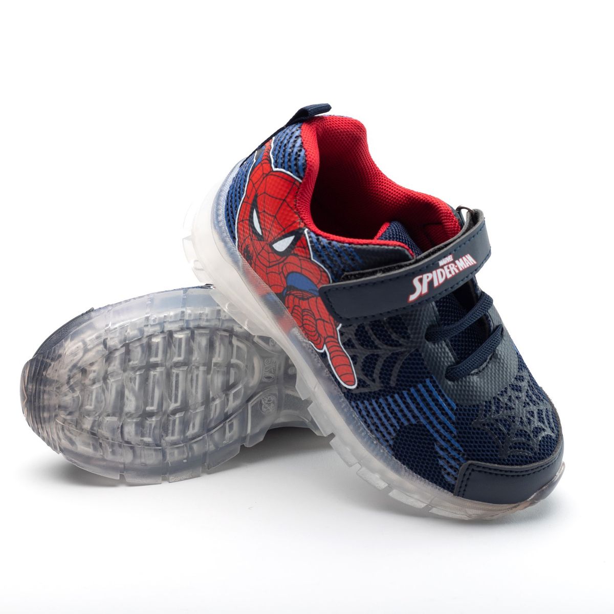 MARVEL - Zapatilla Luces Niño Spiderman Ghost Azul Marvel