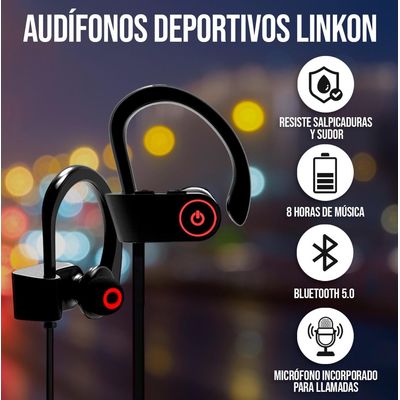 Imagen 2 del producto Audifonos Deportivos Inalambricos Bluetooth Microfono