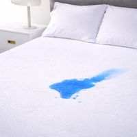 Cubre Colchon Protector Impermeable Bambu - Blanco - King