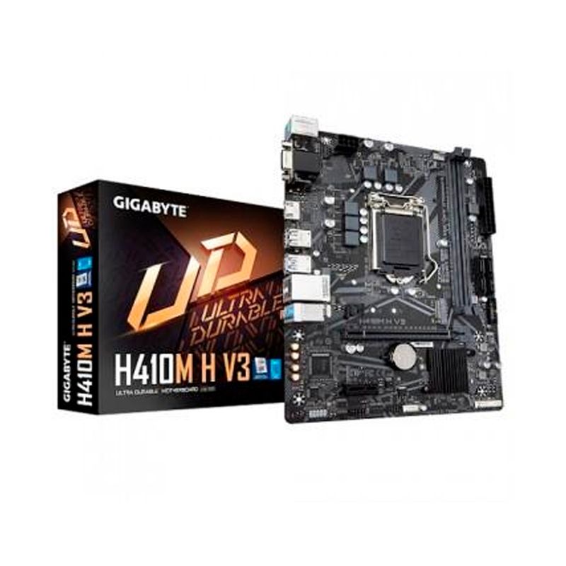 GIGABYTE - Gigabyte Placa Madre H410M HV3 1.0 Micro Atx Socket H410MHV3 GIGABYTE