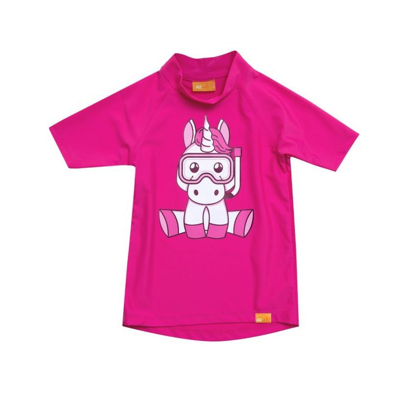IQ - Polera manga corta diseño unicornio con filtro solar UV 300