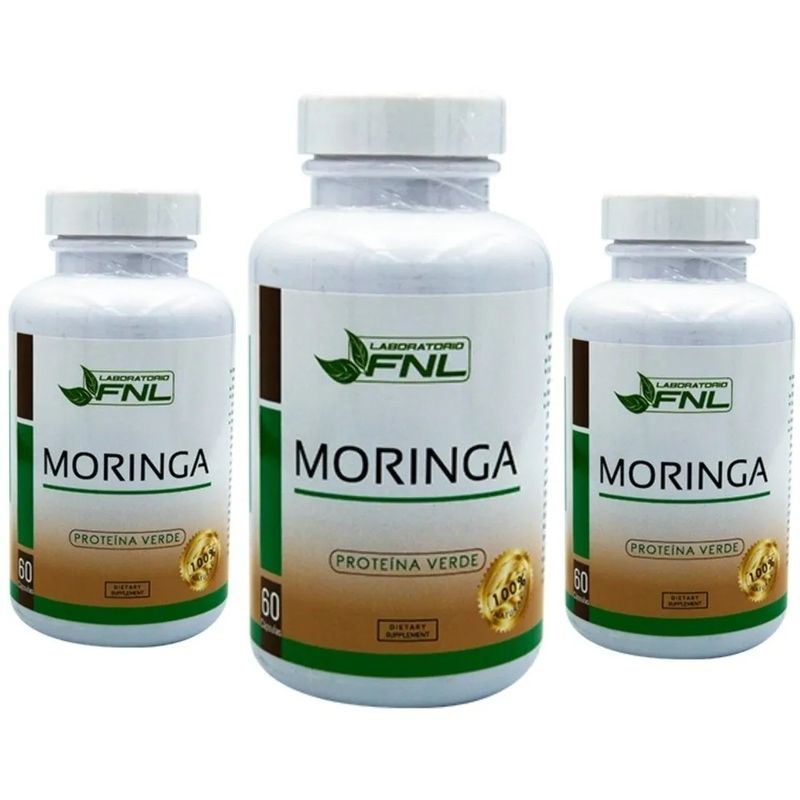 FNL - Moringa Olifeira Fnl 3 Frascos 180 Caps 3x60