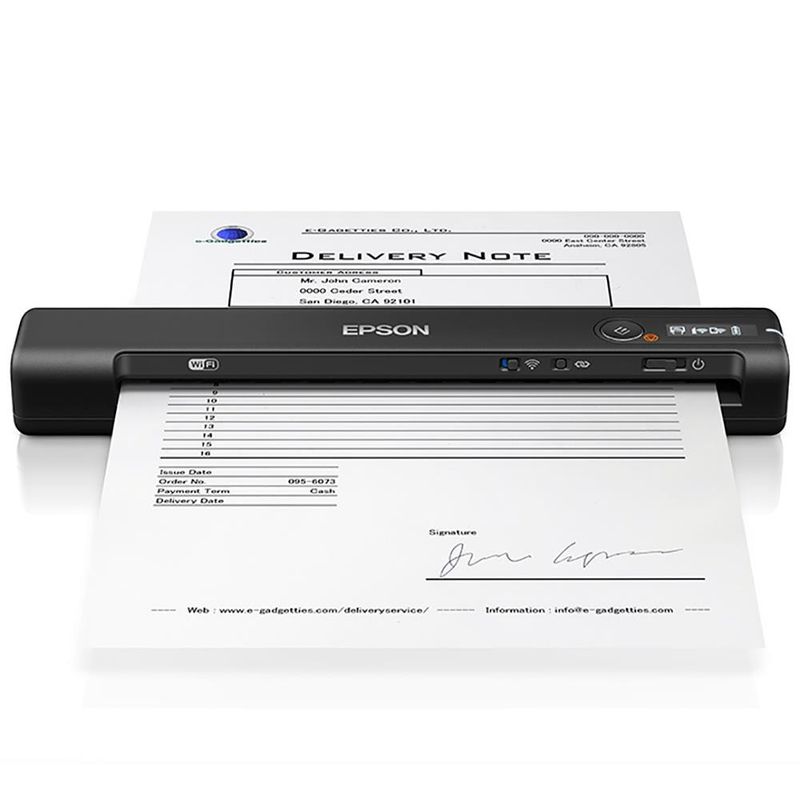EPSON - Escáner Portátil con Bateria WorkForce ES-60 Wifi