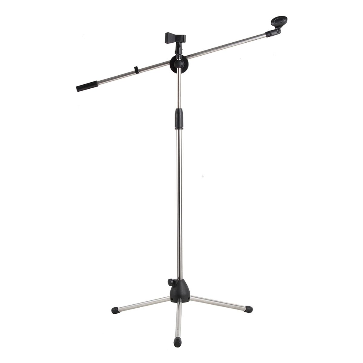 INTROTECH - Pedestal Micrófono con Boom Niquel