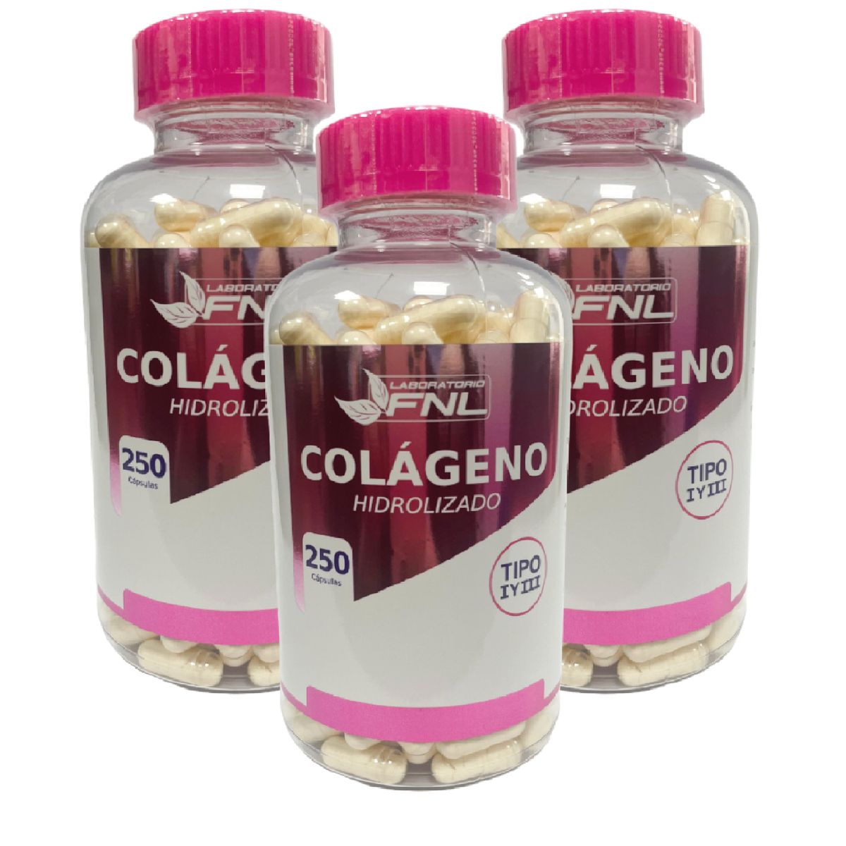 FNL - Colageno Fnl 750 Capsulas 3x250 Caps