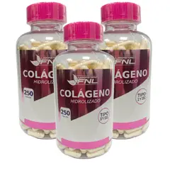FNL - Colageno 750 Capsulas 3x250 Caps