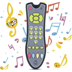 CHIQUITITUD - Control Remoto Televisor De Juguete Sonidos Y Luces Niños