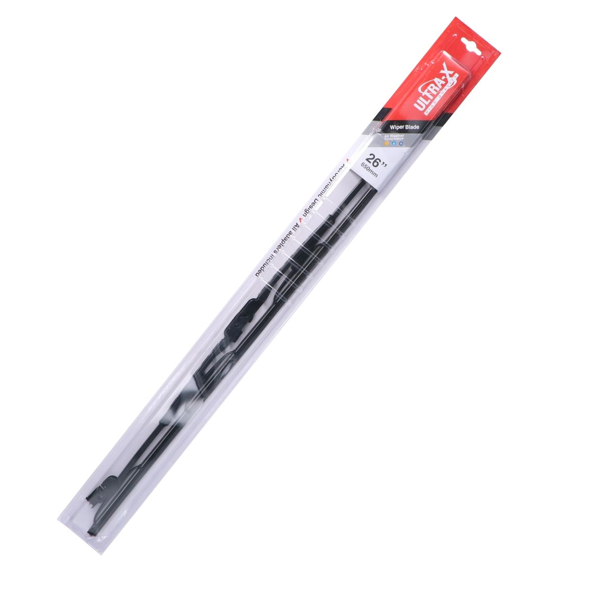 GENERICO - Par Plumillas (2) Universal 26 PuLG. Grafitada 2 Adap Ultrax