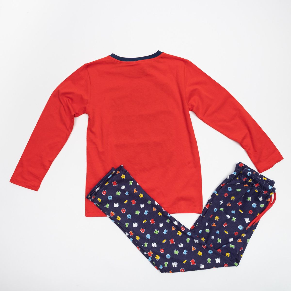 DISNEY - Pijama Niño Mickey Facetas Rojo Disney