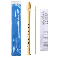 Flauta Dulce Fussen Con Limpiador Y Funda Alemana