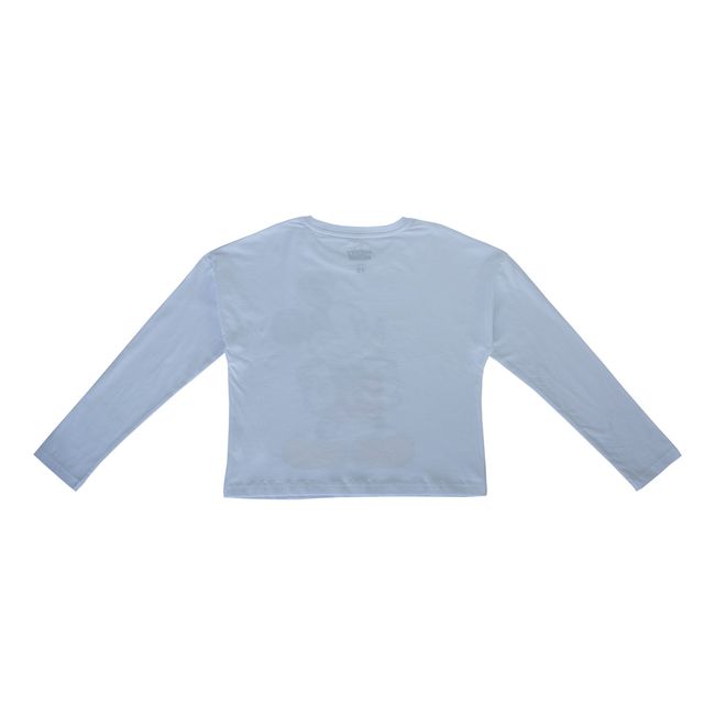 DISNEY - Polera Manga Larga Niña Mickey Solved Blanco Disney
