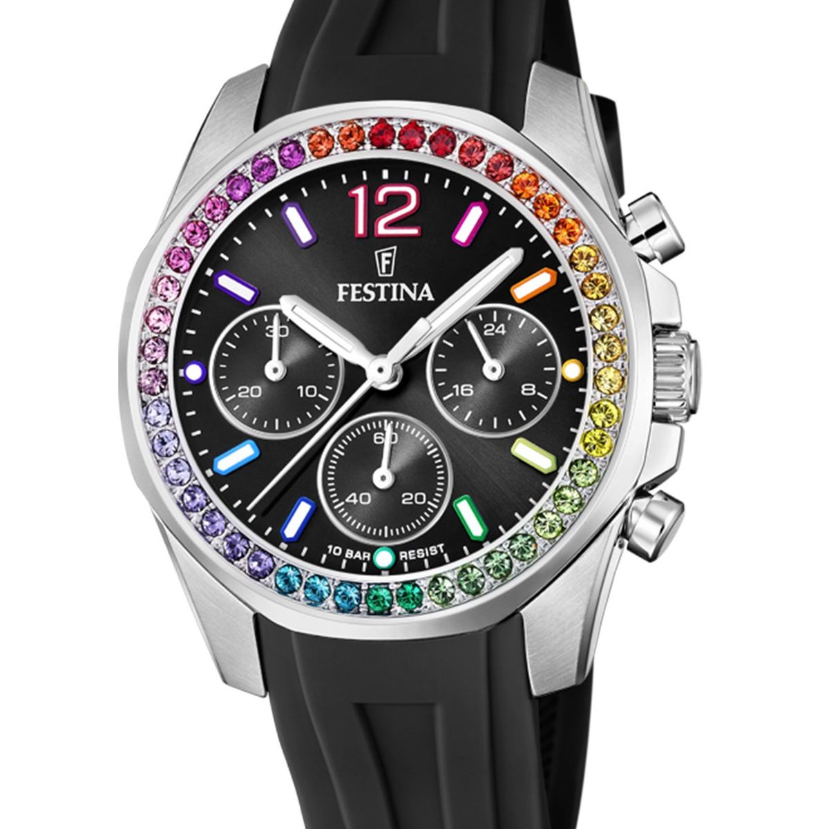 FESTINA - Reloj F20610/3 Festina Negro Mujer Boyfriend Collection