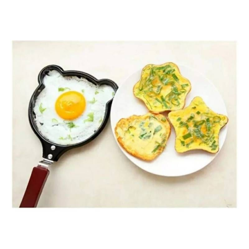 UNIVERSAL - pack 4 Sartenes Para Huevos Fritos o Pancakes Con Figura MANGO CAFE