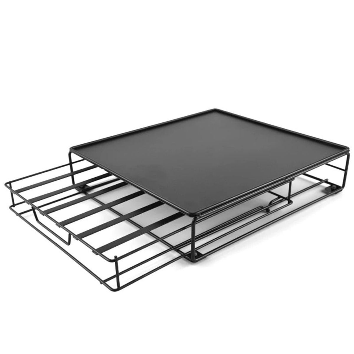 SOHOGAR - Organizador de 32 cápsulas de café negro