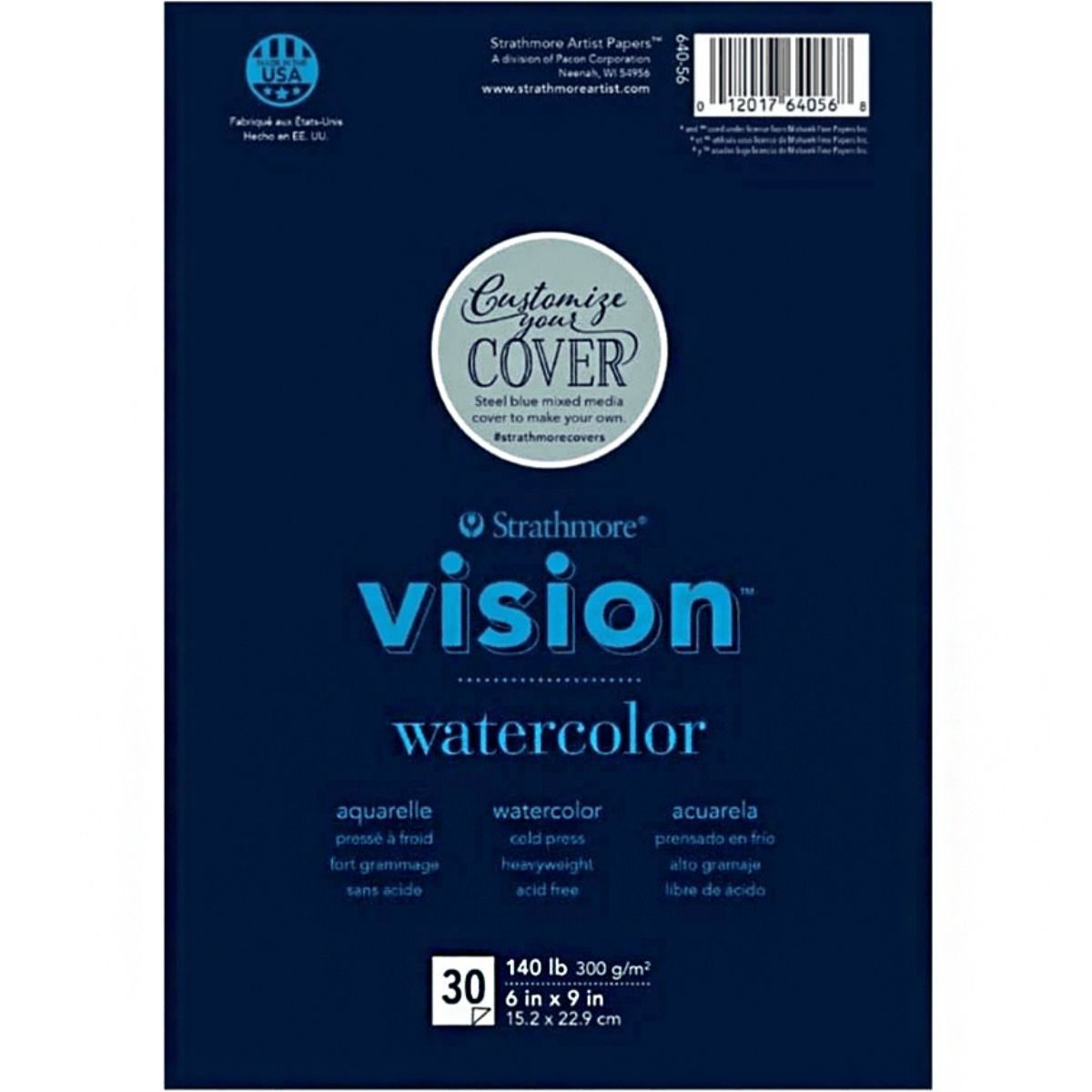 GENERICO - Block Acuarela Strathmore Vision 300gr 15,2x22,9cm