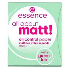ESSENCE - Papeles Matificantes All About Matt Con Té Verde