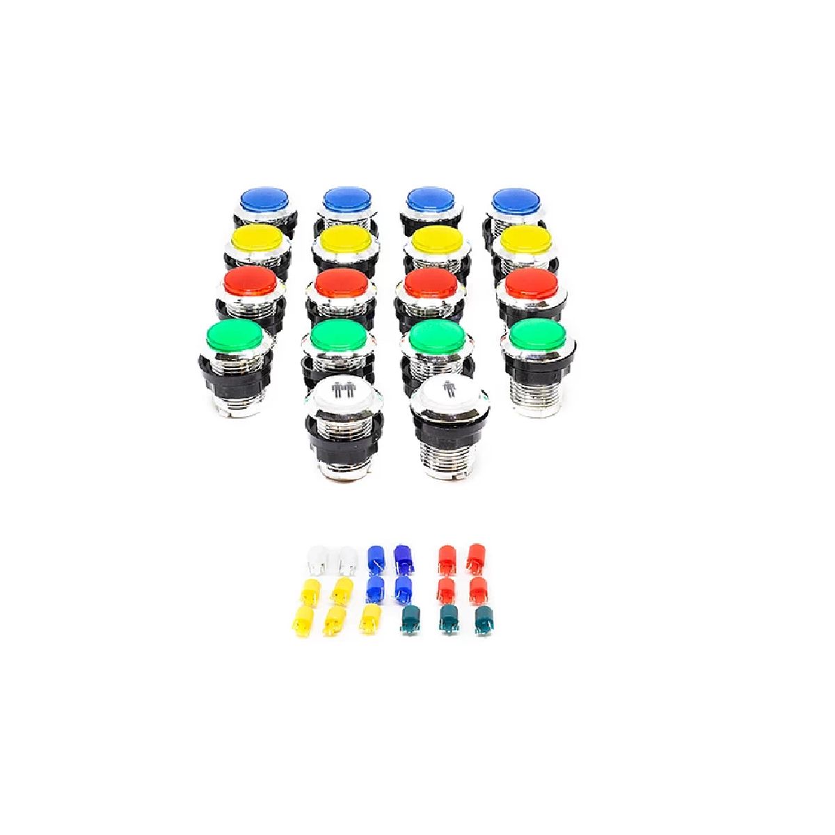 MCI - Kit de Controles para Arcade con Botón para 2 Jugadores
