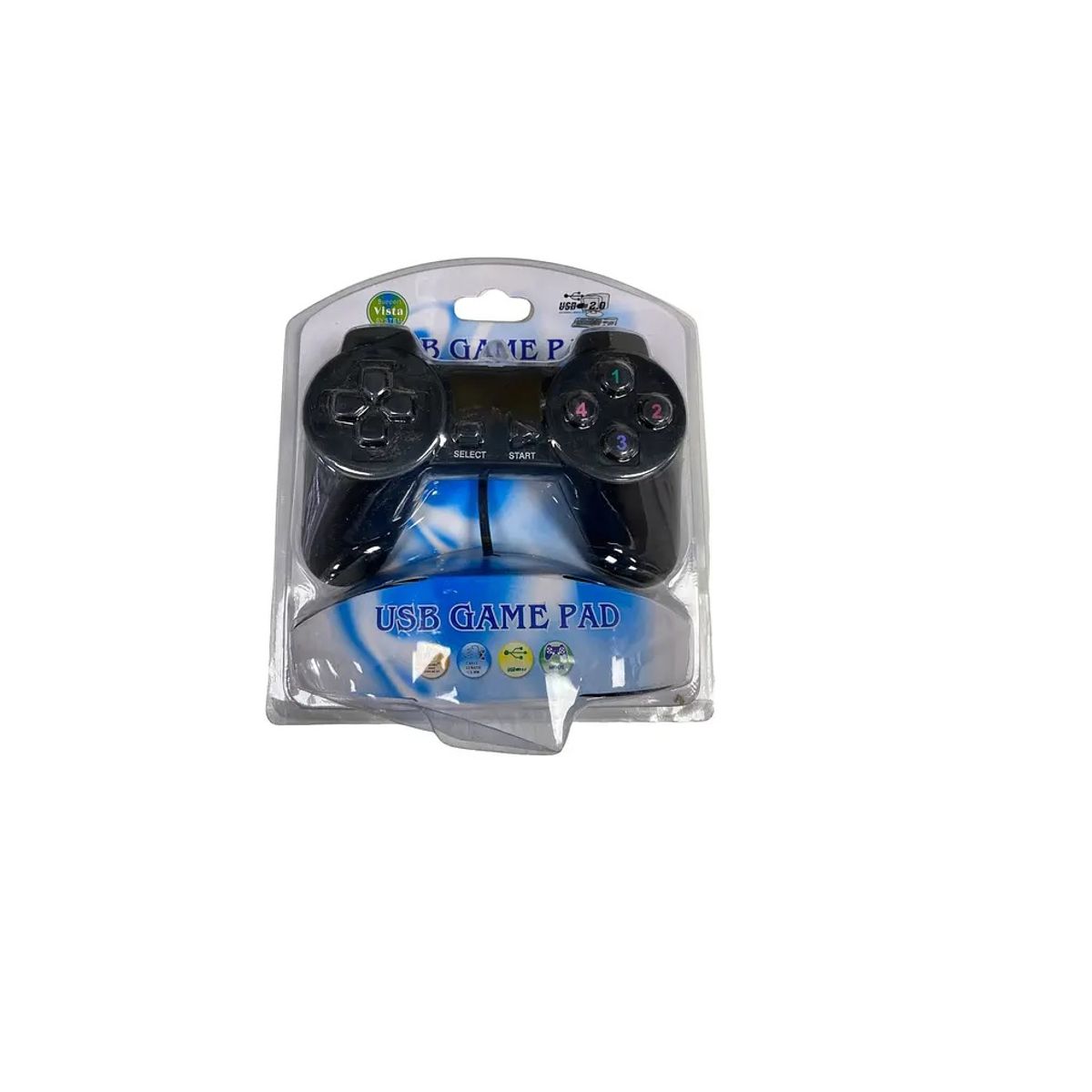 GENERICO - JOYSTICK GAMEPAD PC NOTEBOOK USB10 BOTONES
