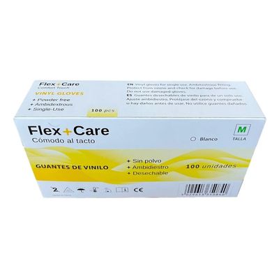 Imagen 2 del producto Guantes De Vinilo Caja 100 Unidades Talla S