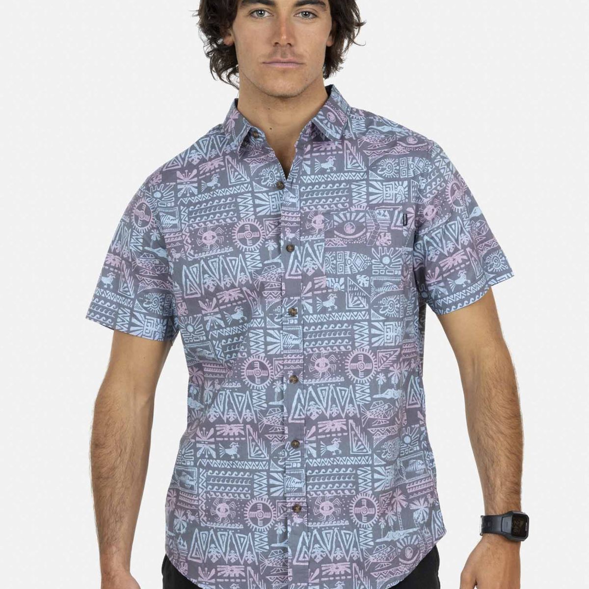 MAUI AND SONS - Camisa Hombre 5C906-MV22 Gris Maui And Sons MAUI AND SONS